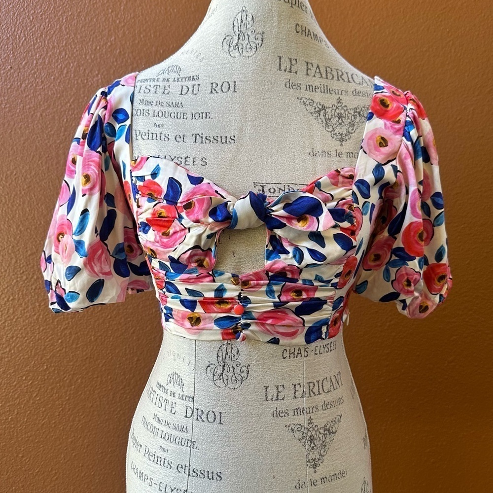 For Love & Lemons “Gianna Crop Top” Size Small Excellent Condition! - Picture 6 of 12